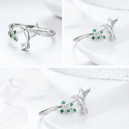 Anel Ajustável em Prata Esterlina S925 Encanto Animal™
