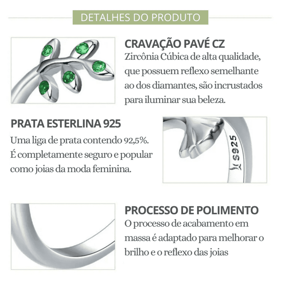Anel Ajustável em Prata Esterlina S925 Encanto Animal™