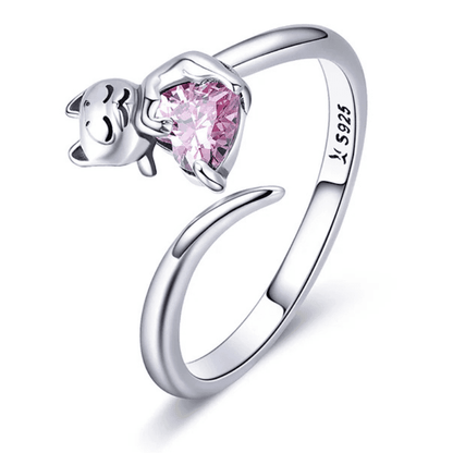 Anel Ajustável em Prata Esterlina S925 Encanto Animal™