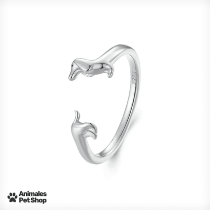 Anel Ajustável em Prata Esterlina S925 Encanto Animal™