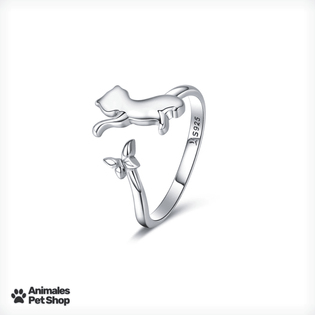 Anel Ajustável em Prata Esterlina S925 Encanto Animal™