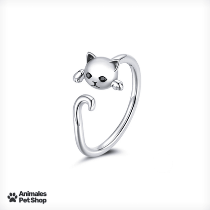 Anel Ajustável em Prata Esterlina S925 Encanto Animal™