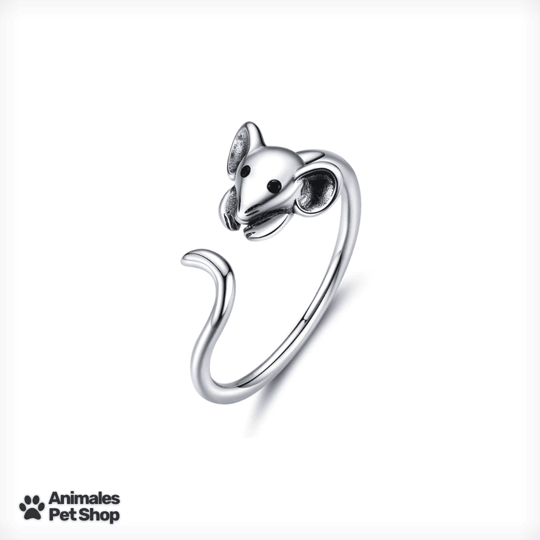 Anel Ajustável em Prata Esterlina S925 Encanto Animal™