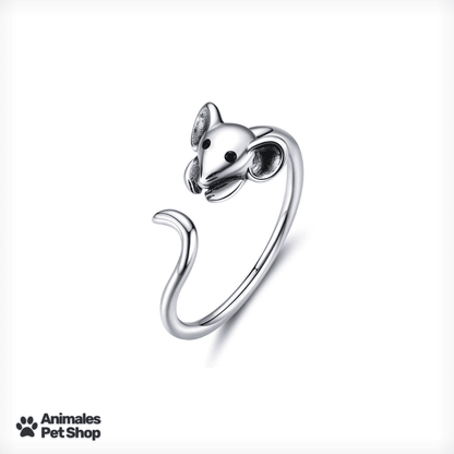 Anel Ajustável em Prata Esterlina S925 Encanto Animal™