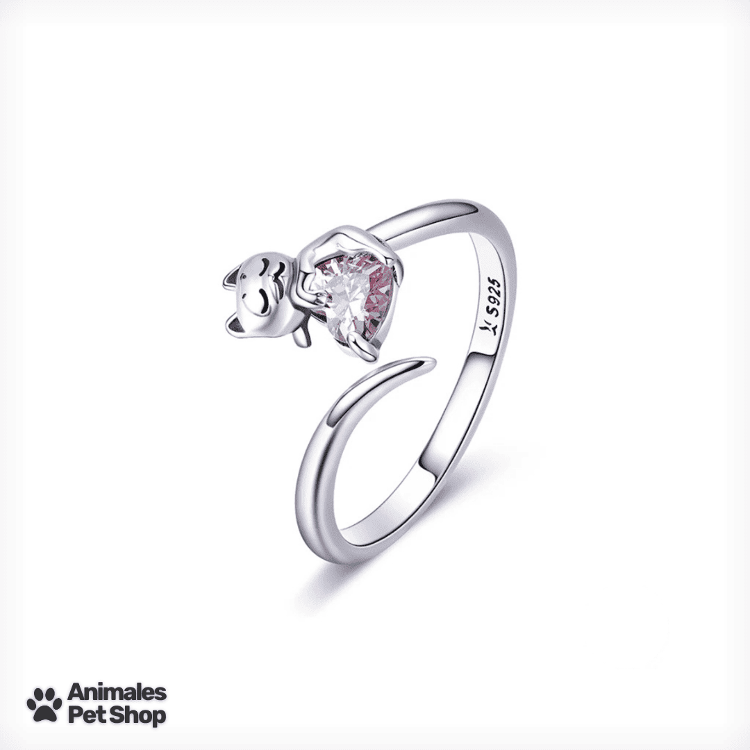 Anel Ajustável em Prata Esterlina S925 Encanto Animal™