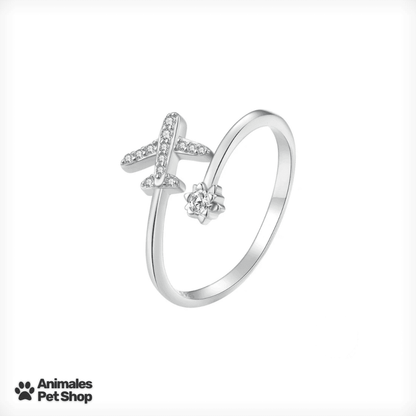 Anel Ajustável em Prata Esterlina S925 Encanto Animal™