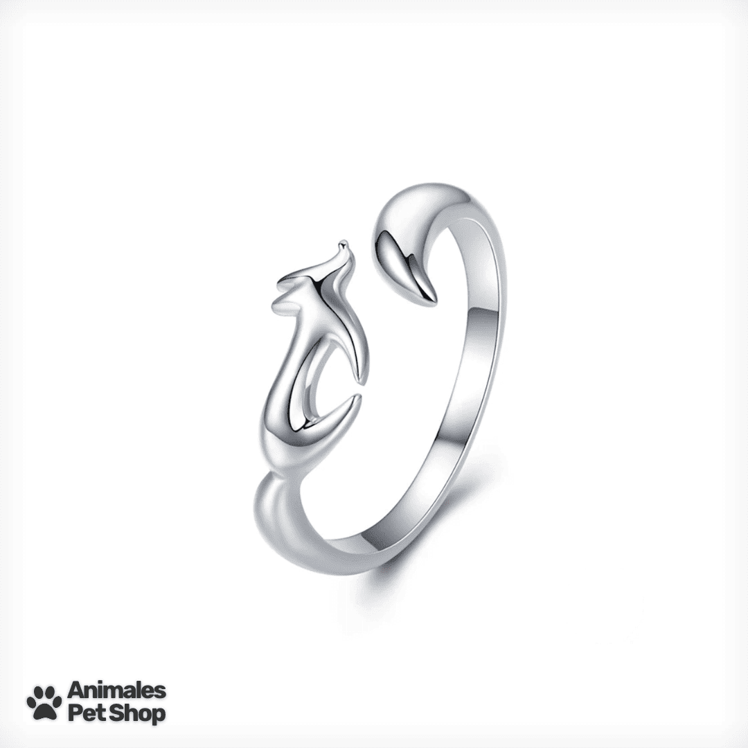 Anel Ajustável em Prata Esterlina S925 Encanto Animal™