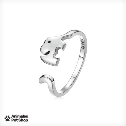 Anel Ajustável em Prata Esterlina S925 Encanto Animal™