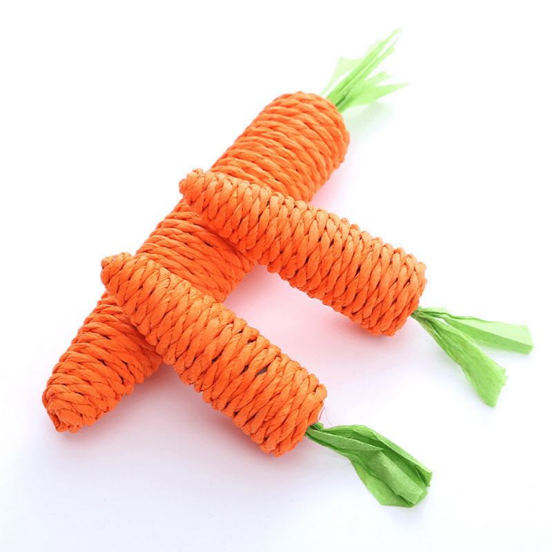 Brinquedo Cenoura de Sisal para Gatos