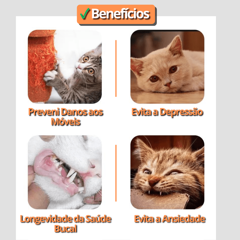 Brinquedo Cenoura de Sisal para Gatos