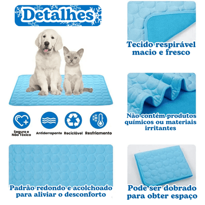 Tapete Refrescante Fresh Comfort™ com Malha Fria e Respirável